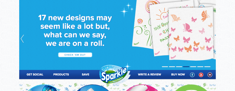 Sparkle: Website Tout